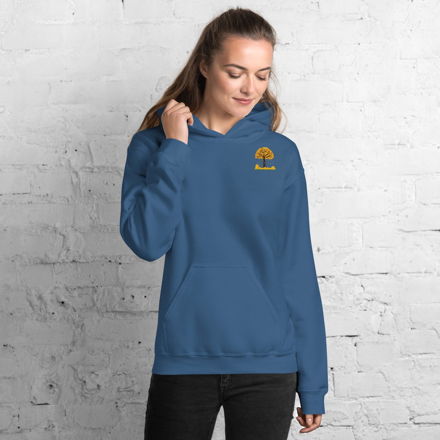 Lucky Gold Coin Tree Hoodie for Women