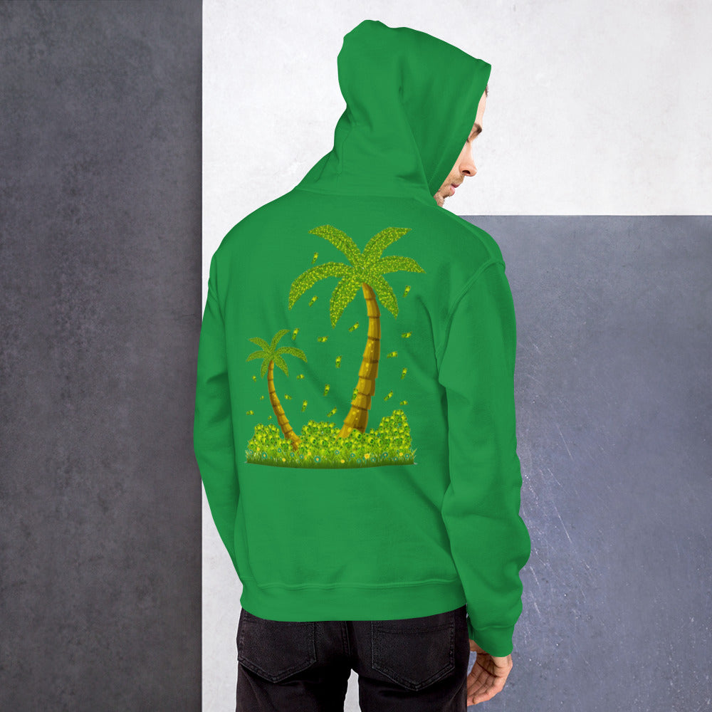 Lucky Money Palm Trees Hoodie for Men