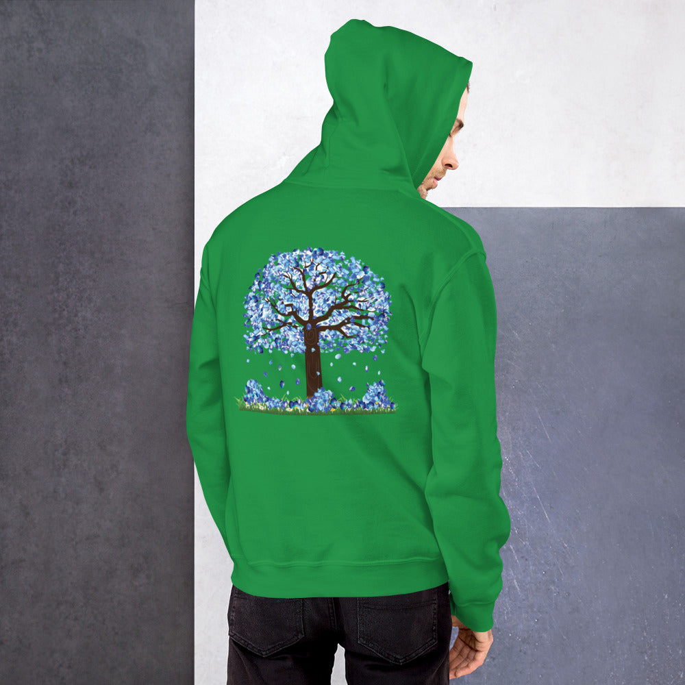 Lucky Diamond Tree Hoodie for Men