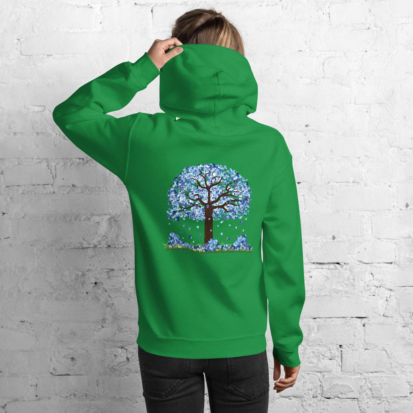 Lucky Diamond Tree Hoodie for Women