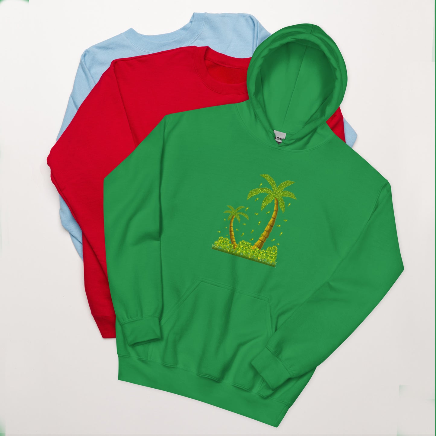 Lucky Money Palm Trees Hoodie