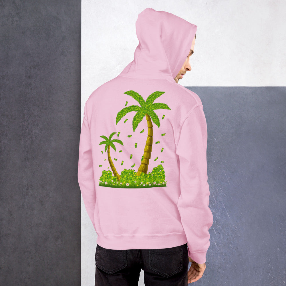 Lucky Money Palm Trees Hoodie for Men