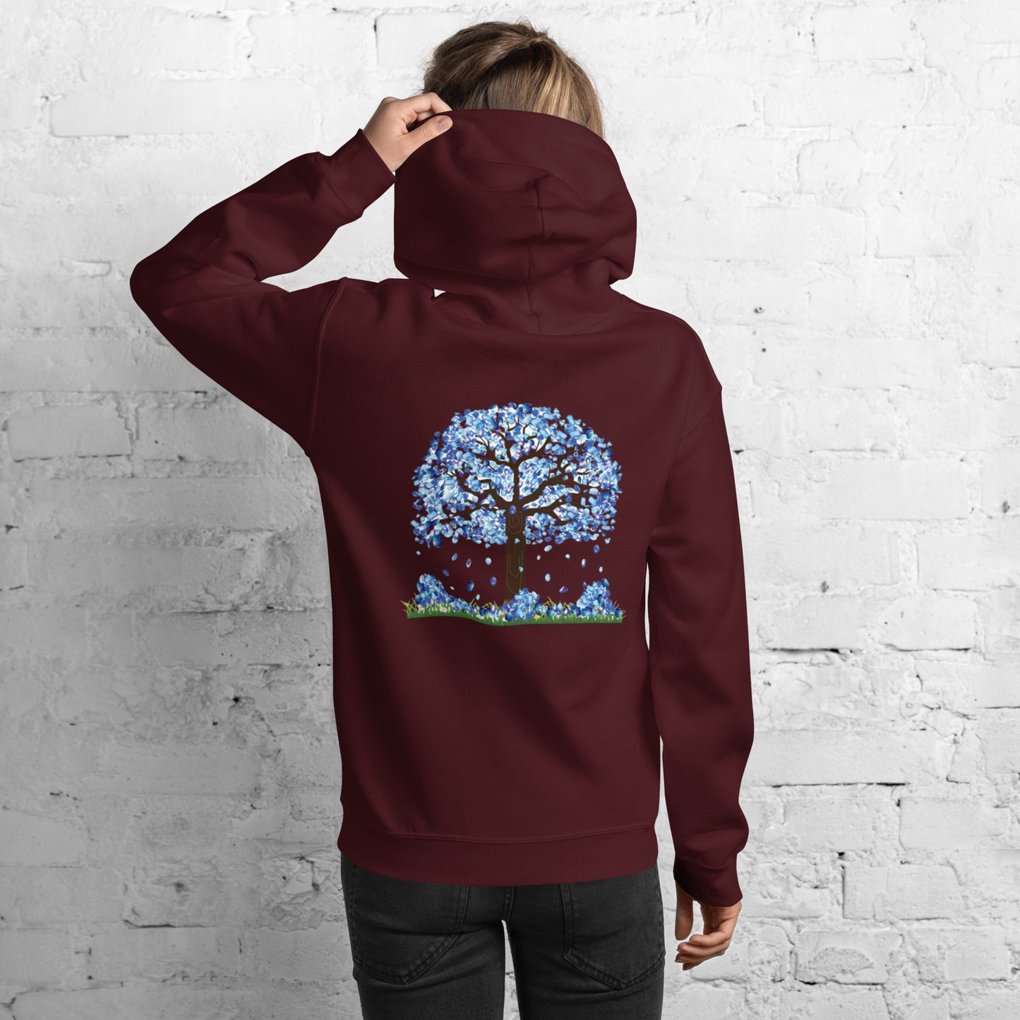 Lucky Diamond Tree Hoodie for Women