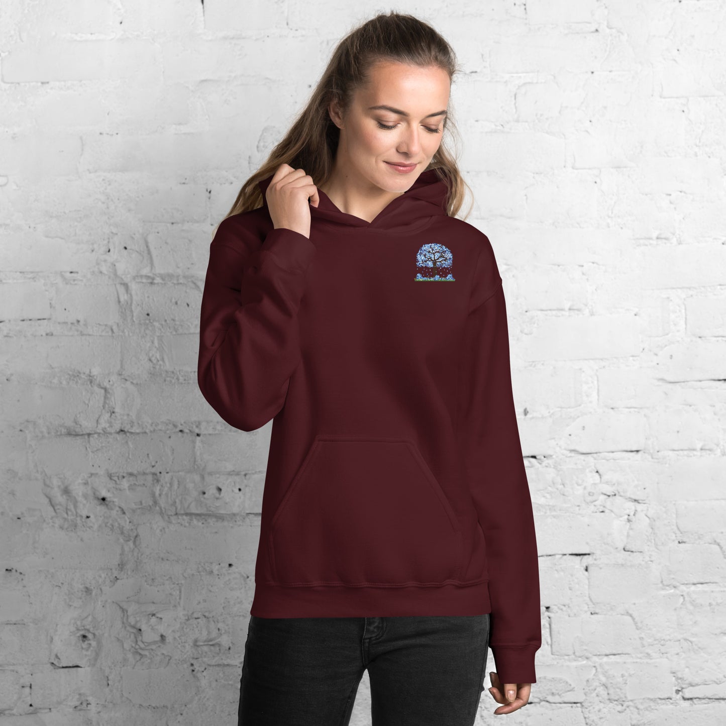 Lucky Diamond Tree Hoodie for Women