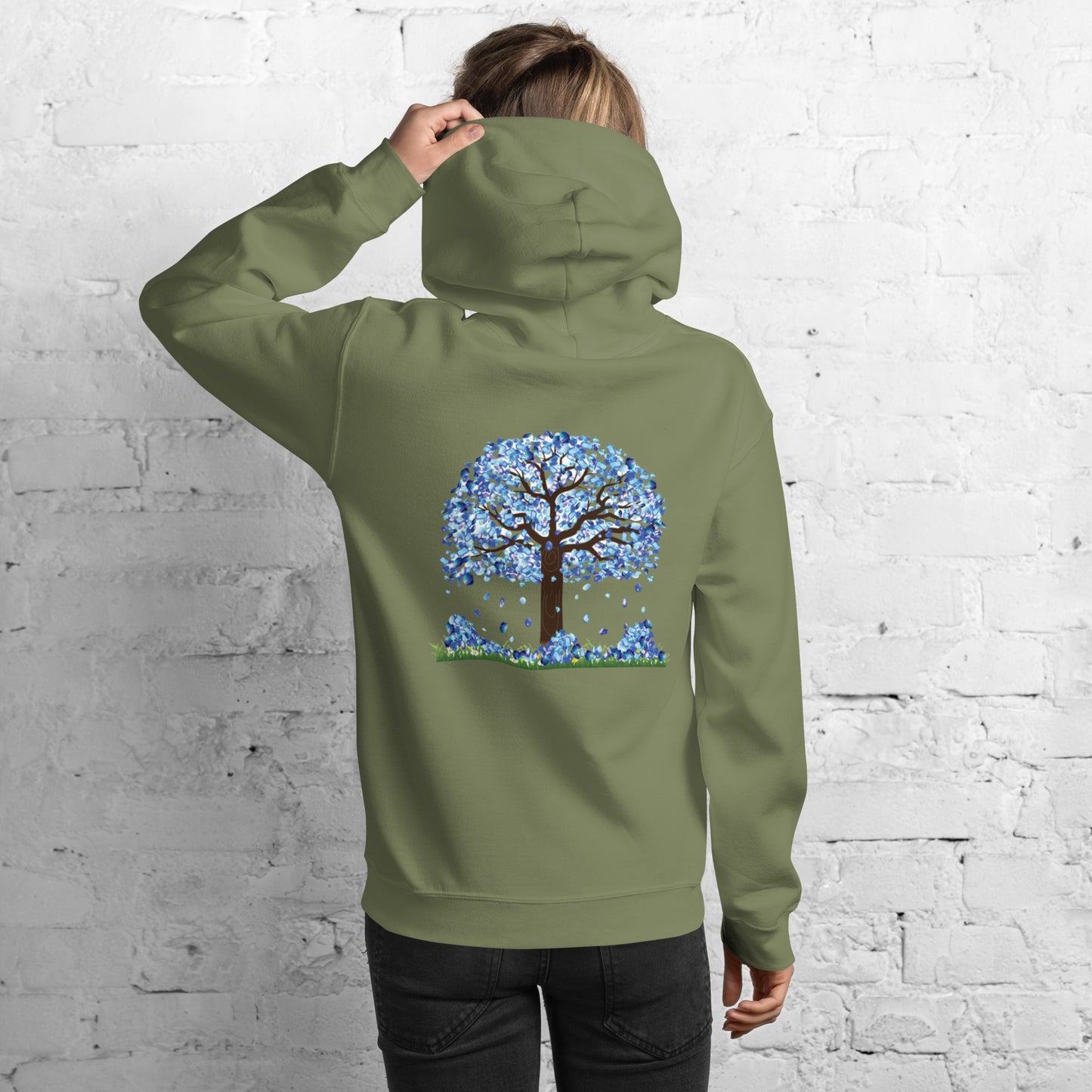 Lucky Diamond Tree Hoodie for Women