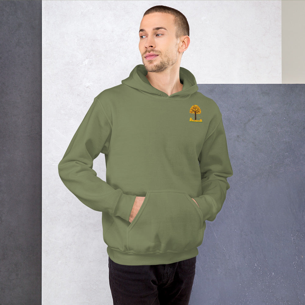 Lucky Gold Coin Tree Hoodie for Men