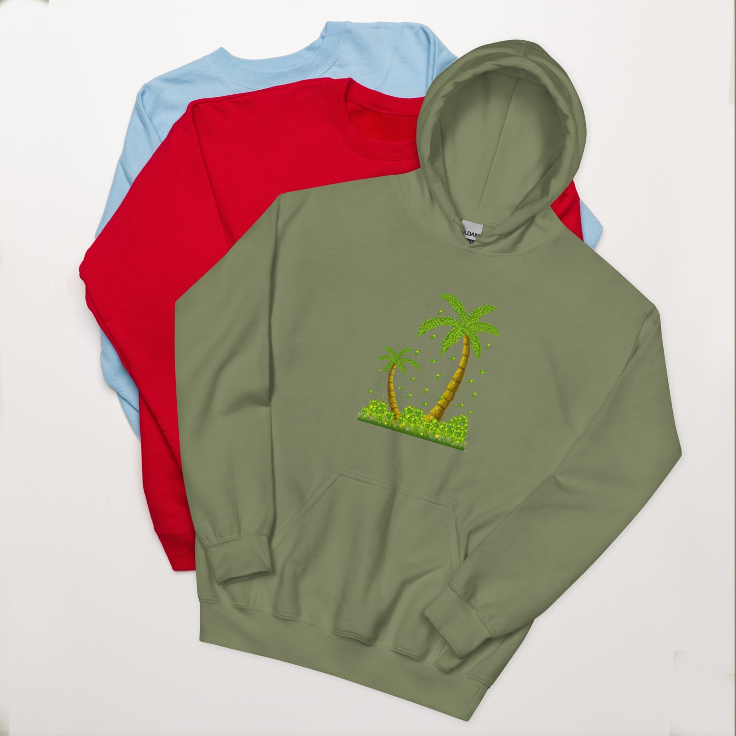 Lucky Money Palm Trees Hoodie