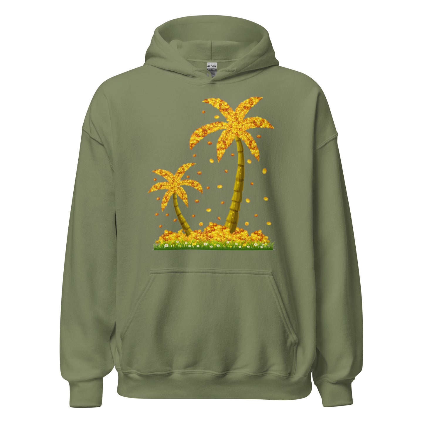 Lucky Gold Coin Palm Trees