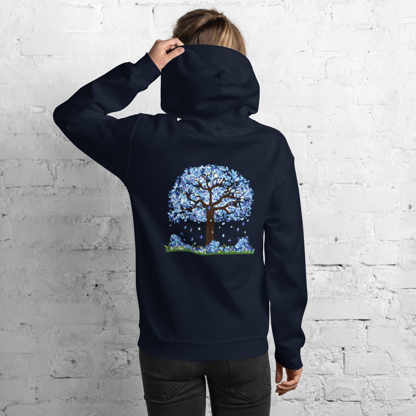 Lucky Diamond Tree Hoodie for Women