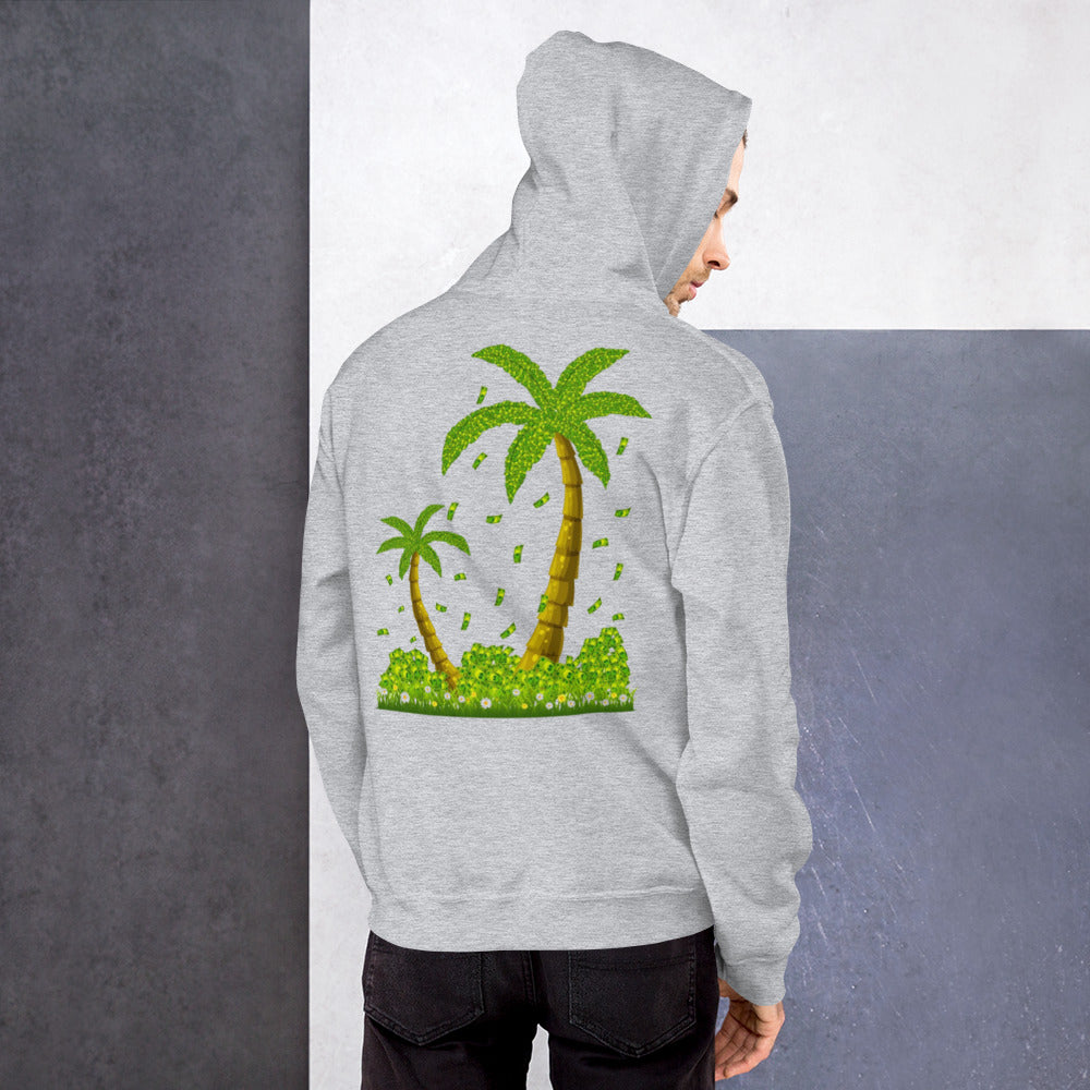 Lucky Money Palm Trees Hoodie for Men