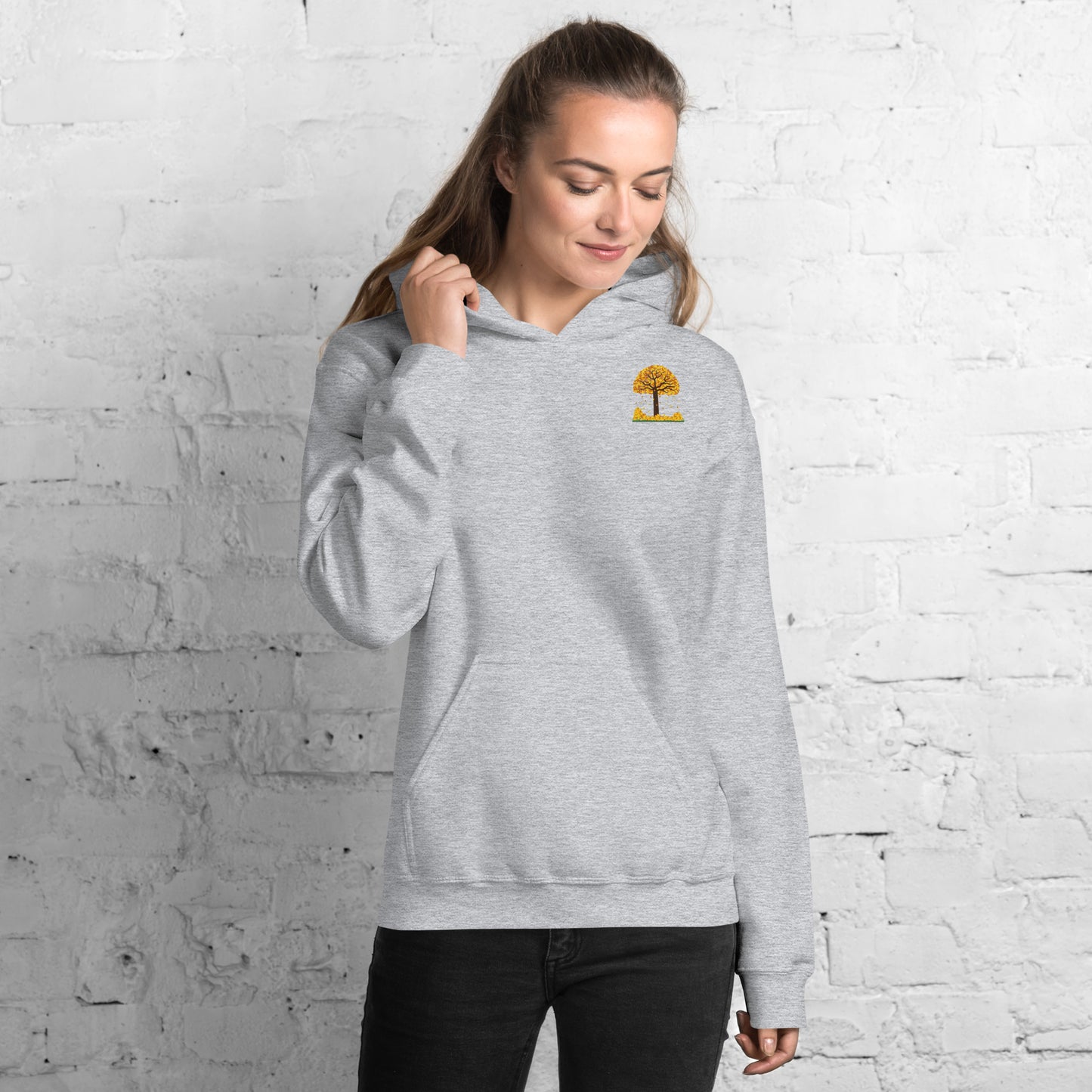 Lucky Gold Coin Tree Hoodie for Women