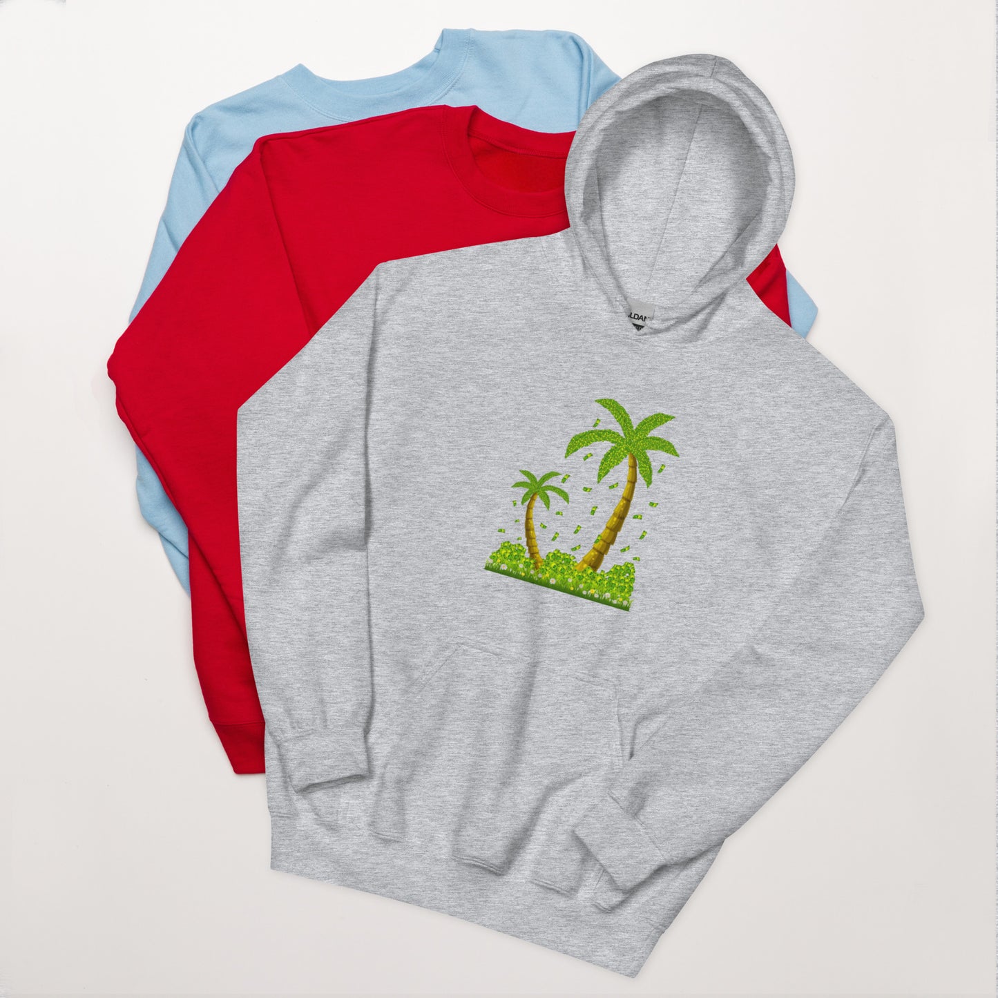 Lucky Money Palm Trees Hoodie