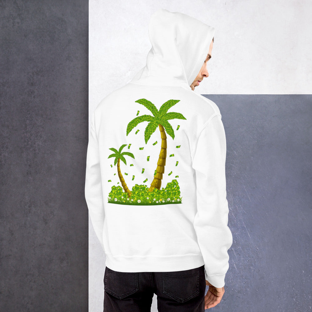 Lucky Money Palm Trees Hoodie for Men