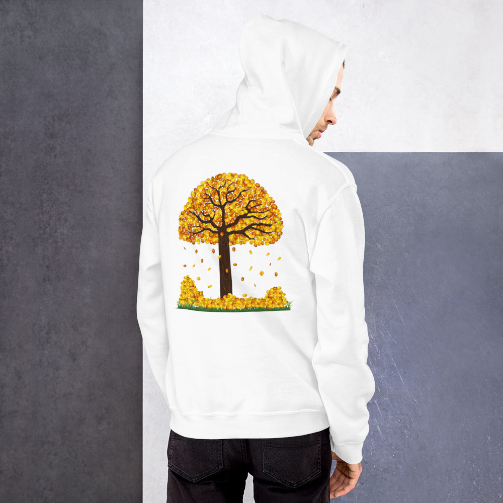 Lucky Gold Coin Tree Hoodie for Men