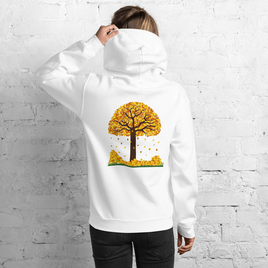 Lucky Gold Coin Tree Hoodie for Women