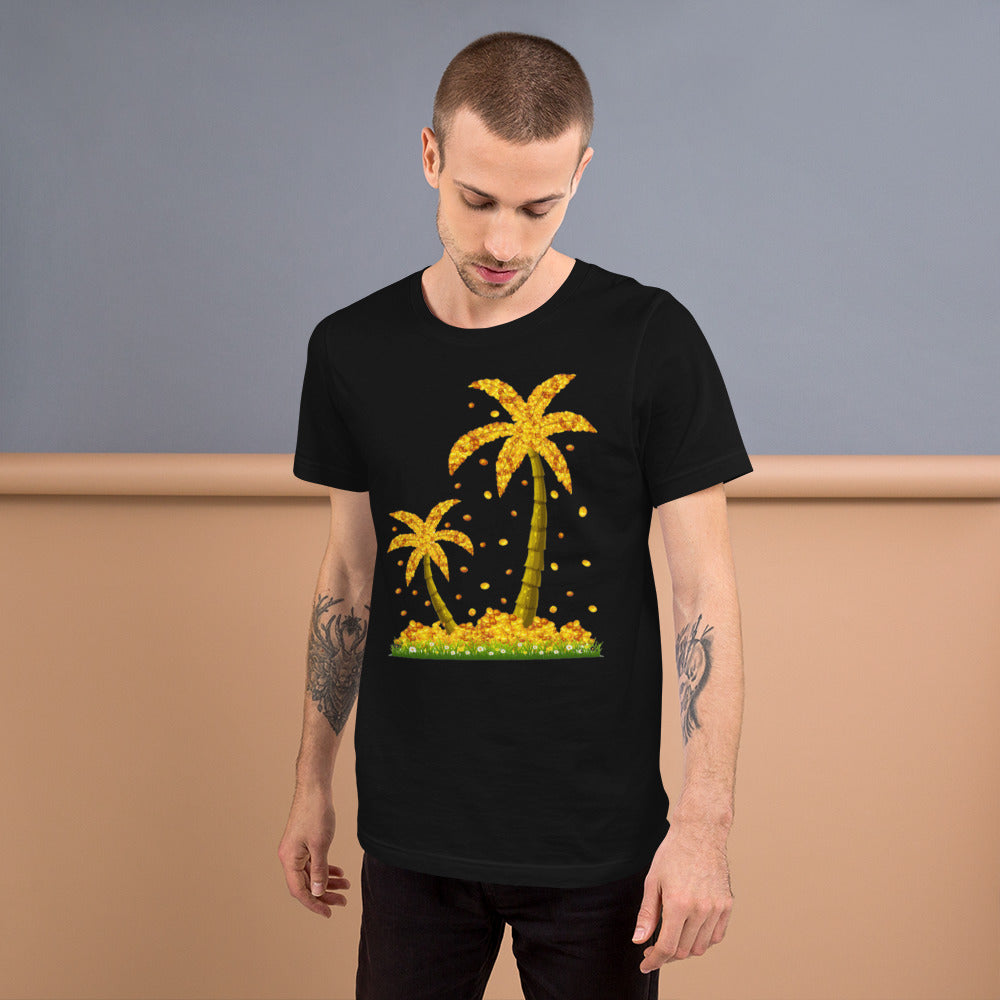 Lucky Gold Coin Palm Trees Shirt