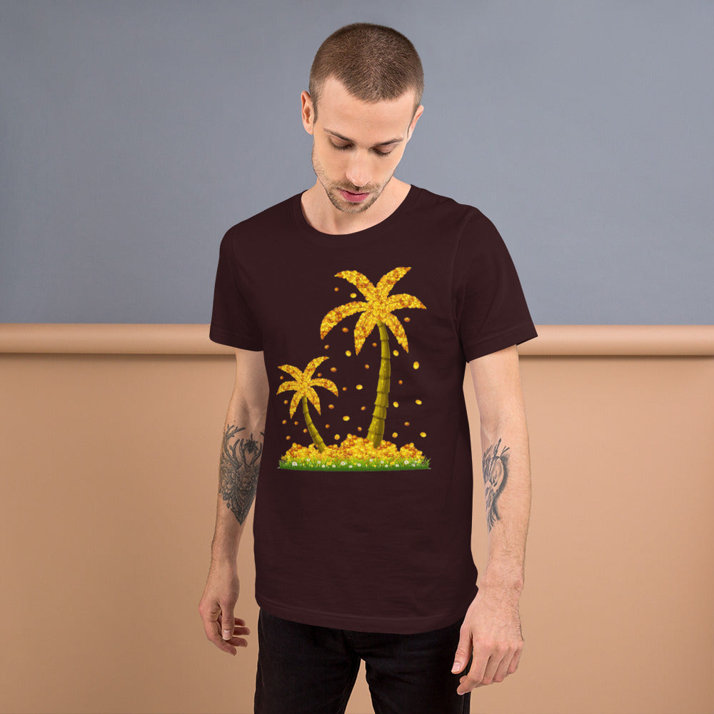 Lucky Gold Coin Palm Trees Shirt