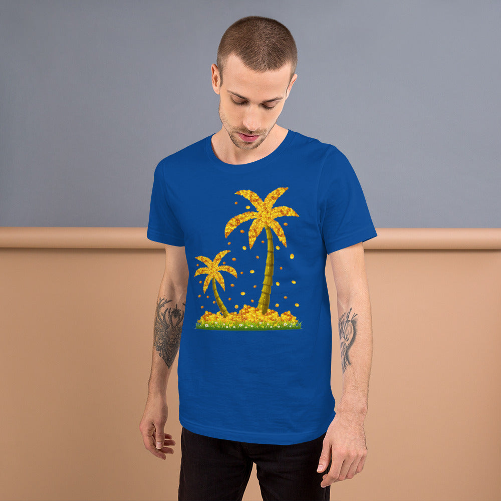 Lucky Gold Coin Palm Trees Shirt