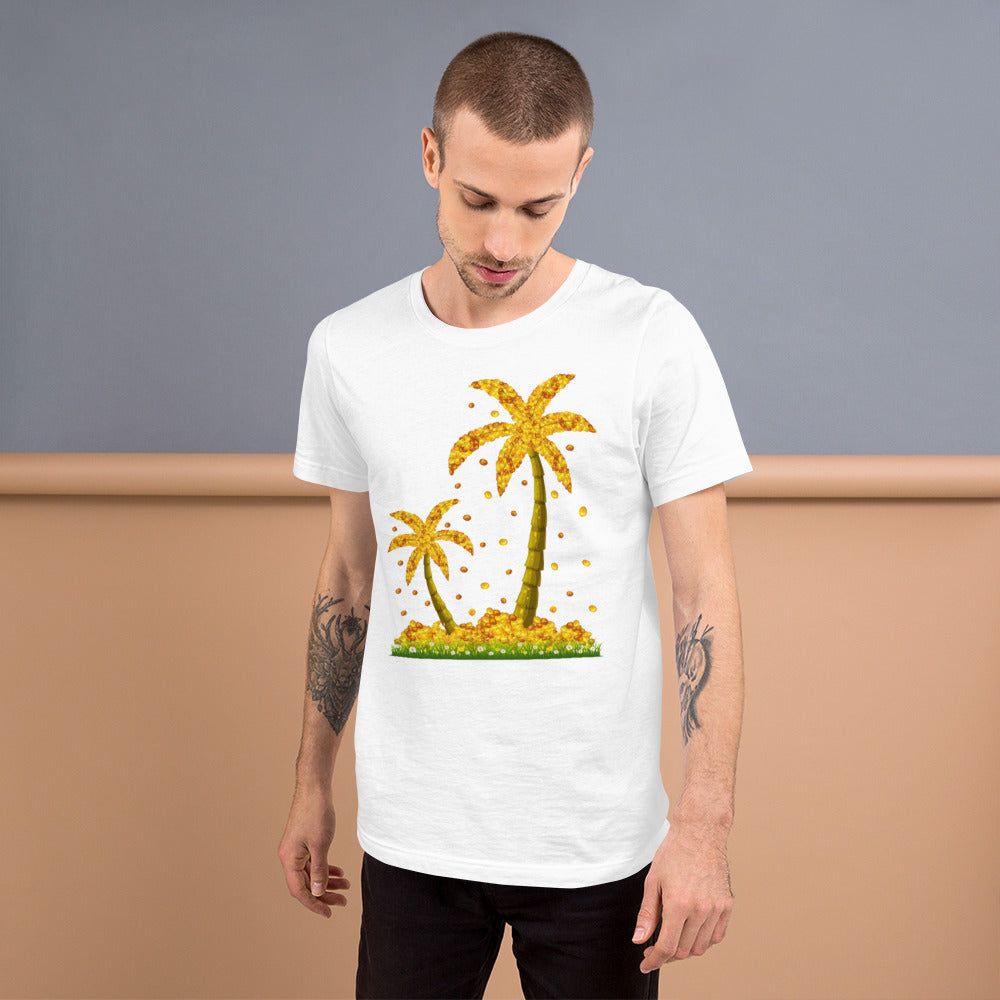 Lucky Gold Coin Palm Trees Shirt