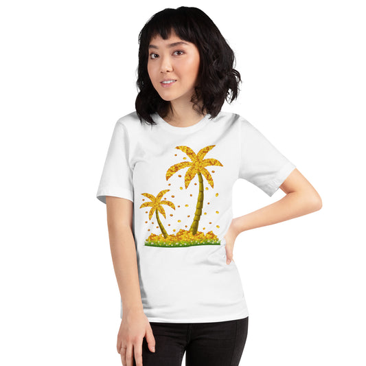 Lucky Gold Coin Palm Tree Shirt