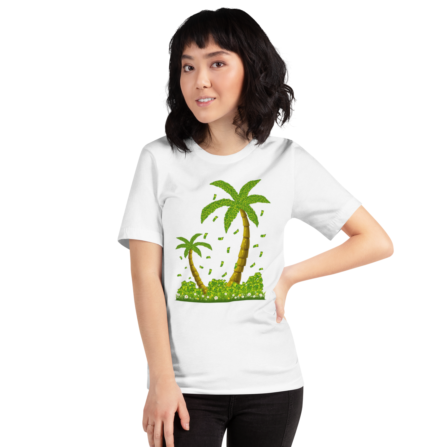 Lucky Money Palm Trees Shirt